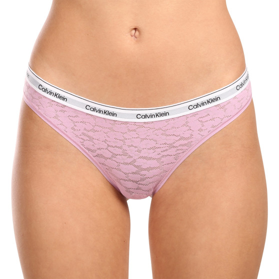 3PACK cuecas brasileiras para mulher Calvin Klein multicolorido (QD5068E-GP9)