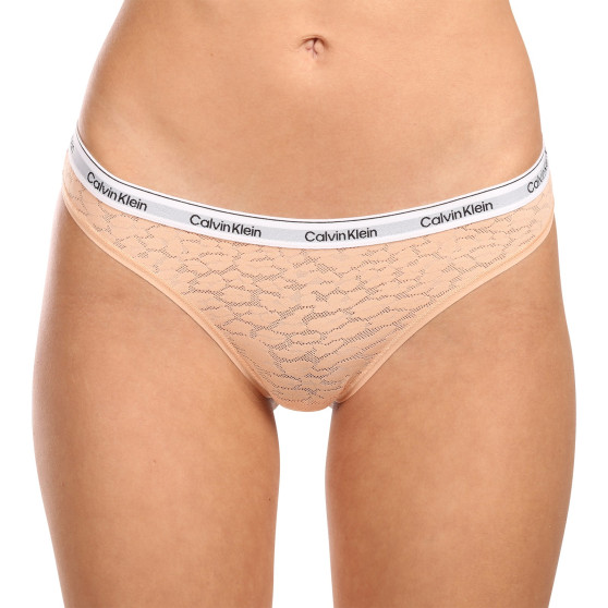 3PACK cuecas brasileiras para mulher Calvin Klein multicolorido (QD5068E-GP9)