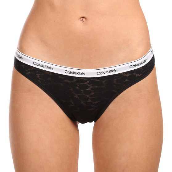 3PACK cuecas brasileiras para mulher Calvin Klein multicolorido (QD5068E-GP9)