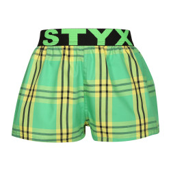 Boxers para crianças Styx desporto elástico multicolorido (BJ1011)