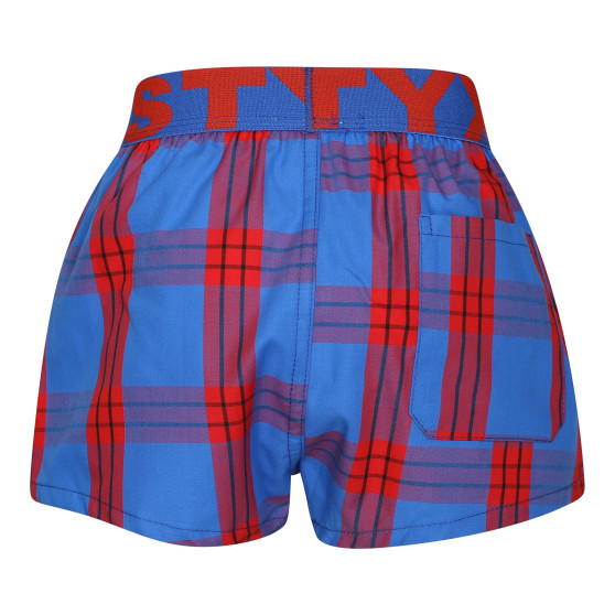 Boxers para crianças Styx desporto elástico multicolorido (BJ1016)