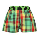 Boxers para crianças Styx desporto elástico multicolorido (BJ1018)