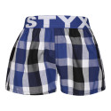 Boxers para crianças Styx desporto elástico multicolorido (BJ1019)