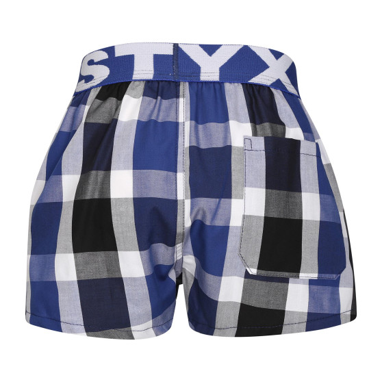 Boxers para crianças Styx desporto elástico multicolorido (BJ1019)