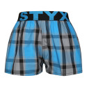 Boxers para crianças Styx desporto elástico multicolorido (BJ1020)