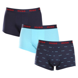 3PACK Boxers para homem HUGO multicolorido (50480170 440)