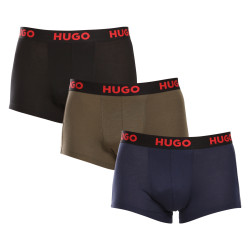 3PACK Boxers para homem HUGO multicolorido (50496723 308)