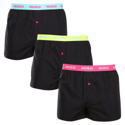 3PACK Boxers para homem HUGO preto (50510216 005)