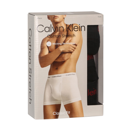 3PACK Boxers para homem Calvin Klein preto (NB2615A-NC1)