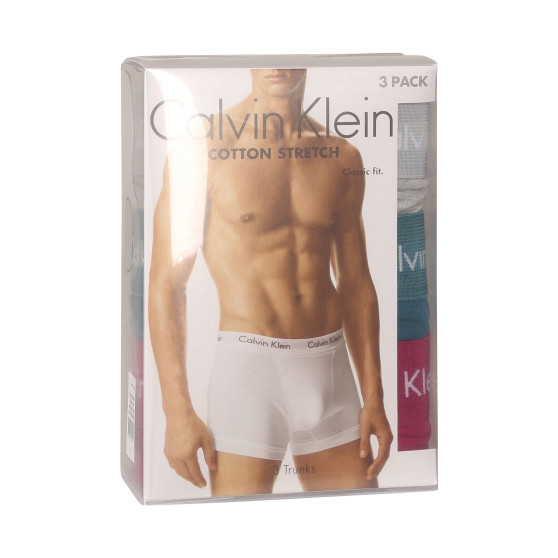 3PACK Boxers para homem Calvin Klein multicolorido (U2662G-MXA)