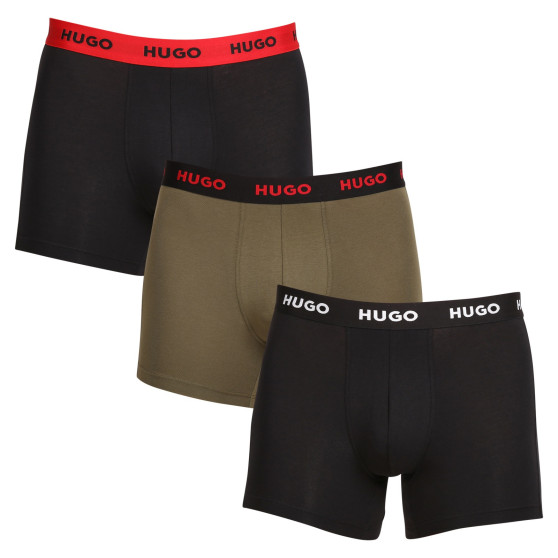 3PACK Boxers para homem HUGO multicolorido (50503079 972)