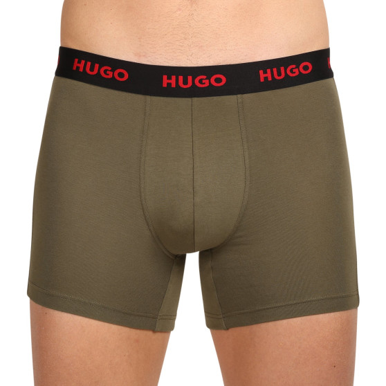 3PACK Boxers para homem HUGO multicolorido (50503079 972)