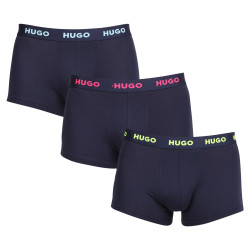 3PACK Boxers para homem HUGO multicolorido (50469766 414)