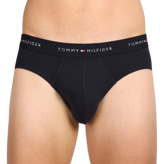 3PACK cuecas para homem Tommy Hilfiger azul escuro (UM0UM02904 0XN)