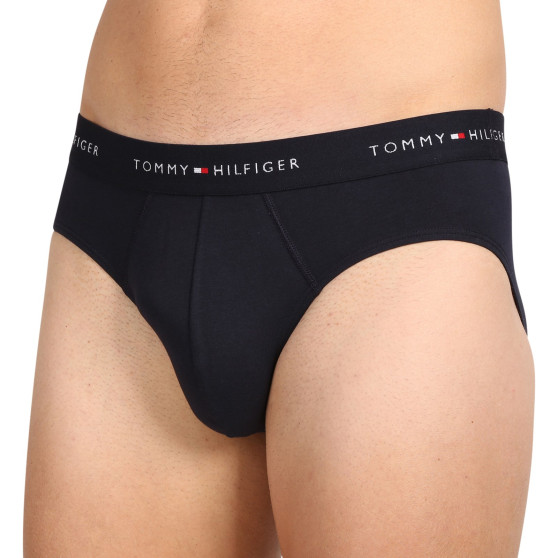 3PACK cuecas para homem Tommy Hilfiger azul escuro (UM0UM02904 0XN)