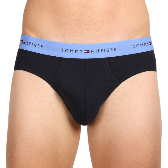 3PACK cuecas para homem Tommy Hilfiger azul escuro (UM0UM02904 0XN)