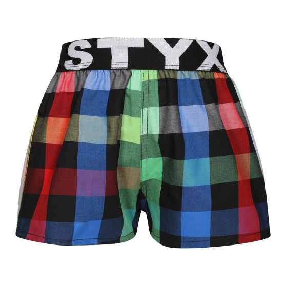 10PACK Boxers para crianças Styx desporto elástico multicolorido (10BJ111234567890)