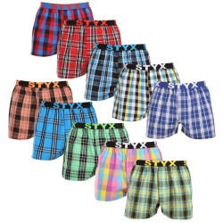 10PACK Boxers para homem Styx borracha desportiva (10B102130)