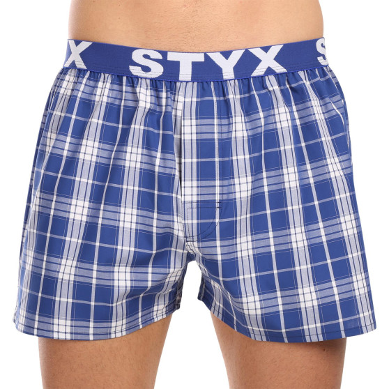 10PACK Boxers para homem Styx borracha desportiva (10B102130)