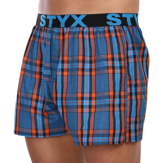 3PACK Boxers para homem Styx desporto elástico multicolorido (3B100710)