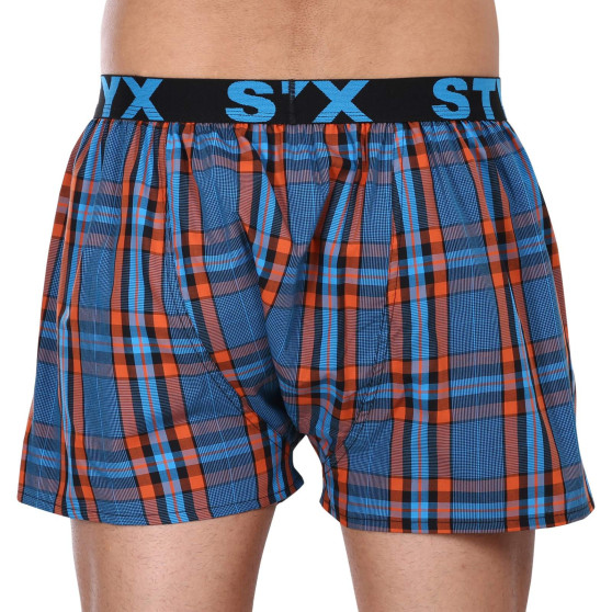 3PACK Boxers para homem Styx desporto elástico multicolorido (3B100710)