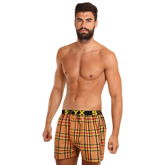 3PACK Boxers para homem Styx desporto elástico multicolorido (3B092140)