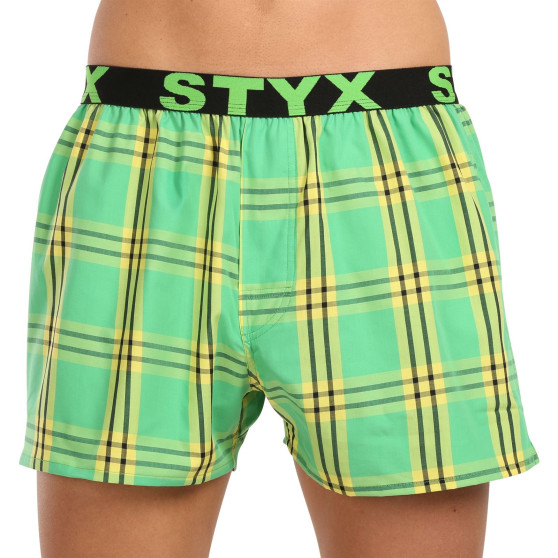 3PACK Boxers para homem Styx desporto elástico multicolorido (3B100619)