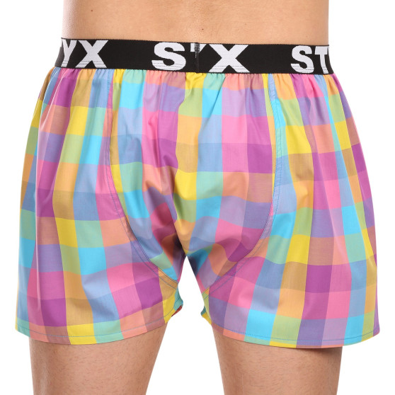 3PACK Boxers para homem Styx desporto elástico multicolorido (3B102830)