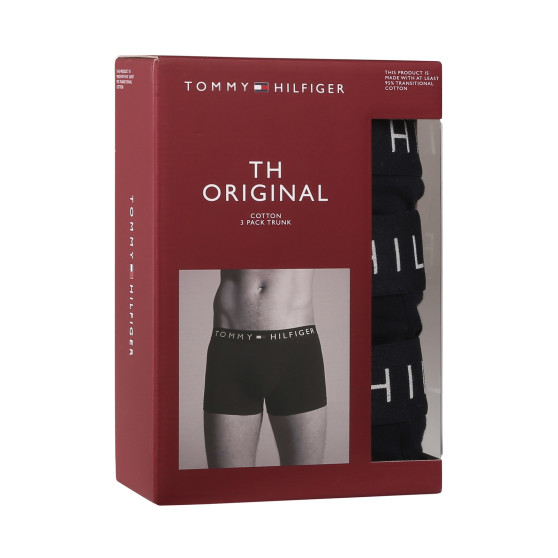 3PACK Boxers para homem Tommy Hilfiger azul (UM0UM03180 0SY)