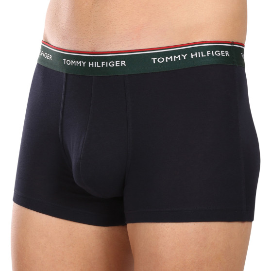 3PACK Boxers para homem Tommy Hilfiger azul escuro (UM0UM01642 0XW)