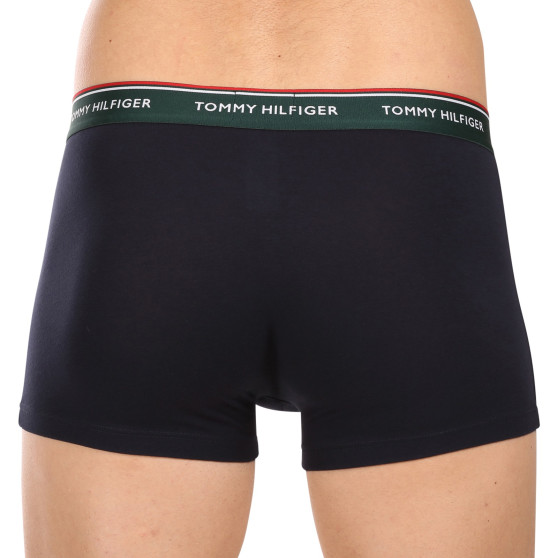 3PACK Boxers para homem Tommy Hilfiger azul escuro (UM0UM01642 0XW)