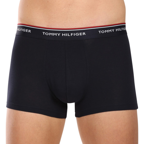 3PACK Boxers para homem Tommy Hilfiger azul escuro (UM0UM01642 0XW)