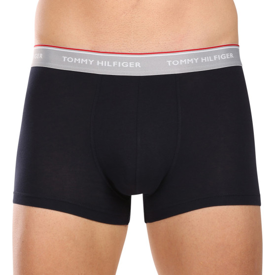 3PACK Boxers para homem Tommy Hilfiger azul escuro (UM0UM01642 0XW)