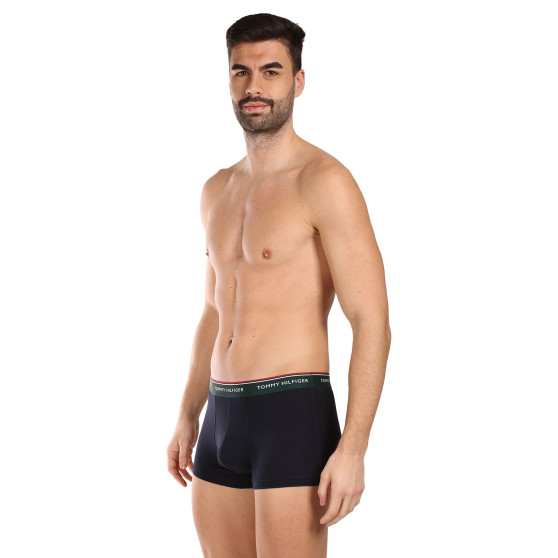 3PACK Boxers para homem Tommy Hilfiger azul escuro (UM0UM01642 0XW)