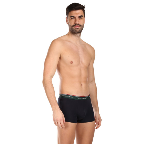 3PACK Boxers para homem Tommy Hilfiger azul escuro (UM0UM01642 0XW)