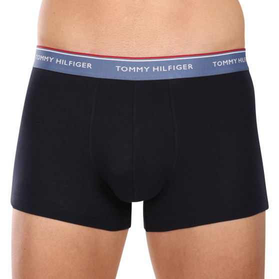 3PACK Boxers para homem Tommy Hilfiger azul escuro (UM0UM01642 0XX)