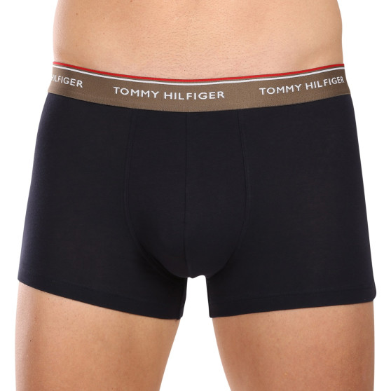 3PACK Boxers para homem Tommy Hilfiger azul escuro (UM0UM01642 0XX)