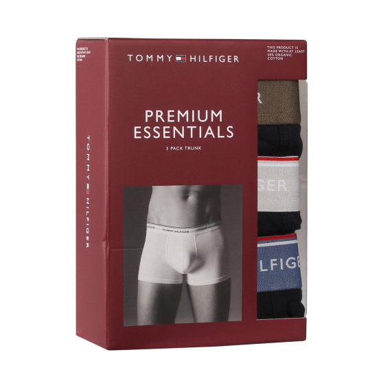 3PACK Boxers para homem Tommy Hilfiger azul escuro (UM0UM01642 0XX)