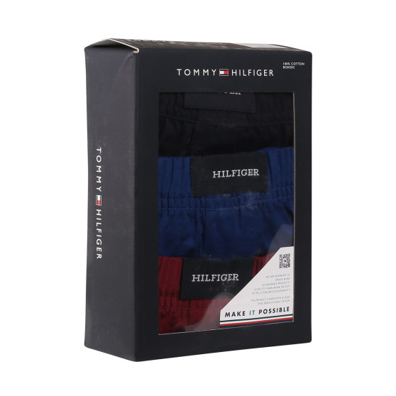 3PACK Boxers para homem Tommy Hilfiger multicolorido (UM0UM03187 0SX)