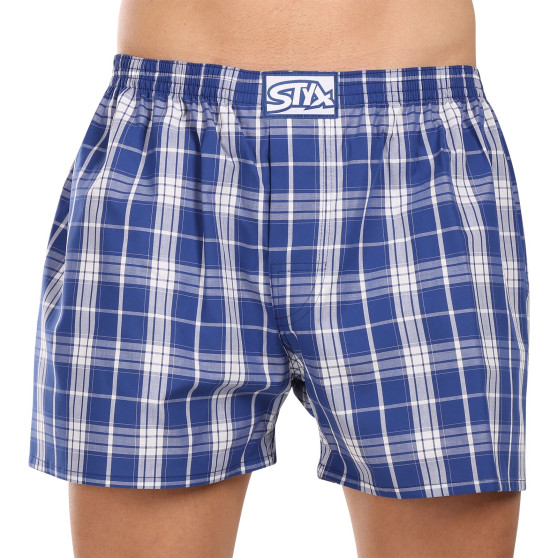 3PACK Boxers para homem Styx borracha clássica multi-coloured (3A102426)