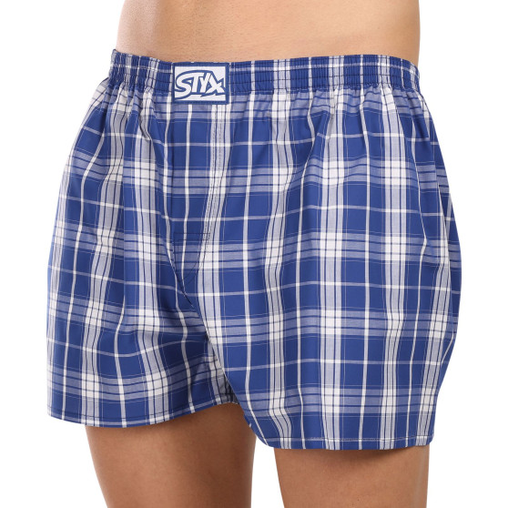 3PACK Boxers para homem Styx borracha clássica multi-coloured (3A102426)