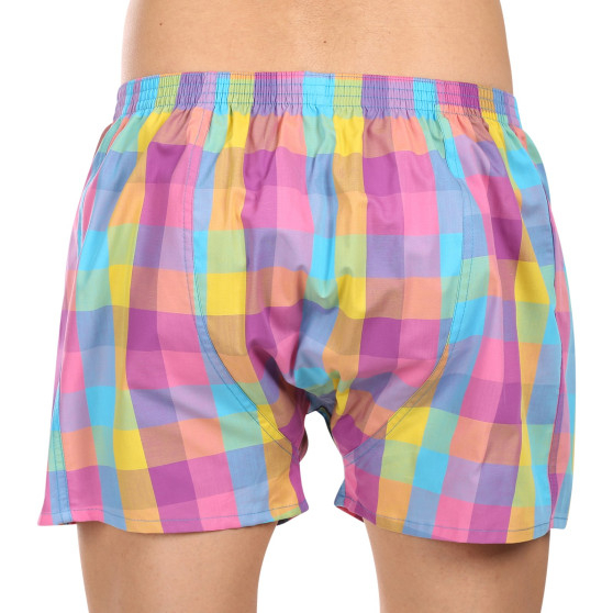 3PACK Boxers para homem Styx borracha clássica multi-coloured (3A102729)