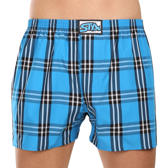 5PACK Boxers para homem Styx borracha clássica multi-coloured (5A102630)