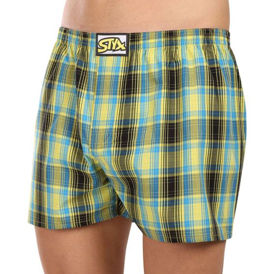 10PACK Boxers para homem Styx borracha clássica multi-coloured (10A102130)