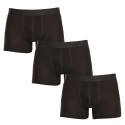 3PACK Boxers para homem Nedeto superdimensionado preto (3NBX001)