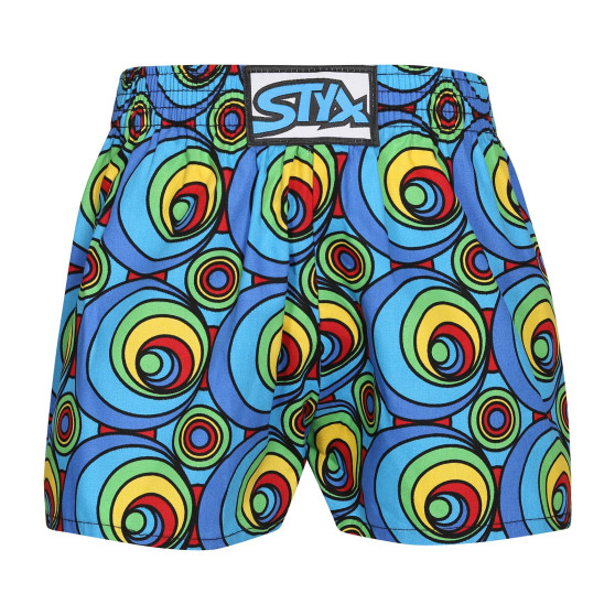 Boxers para crianças Styx arte clássica círculos de borracha (J1151)