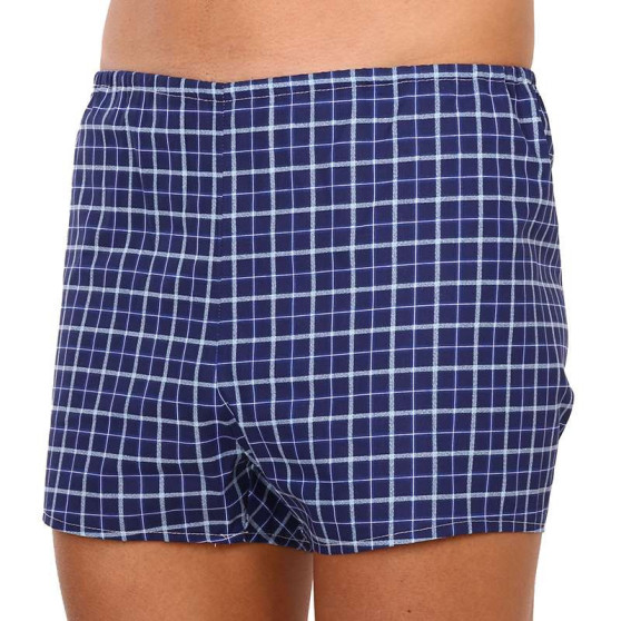 3PACK Boxers clássicos para homem Foltýn azul (3xK55)