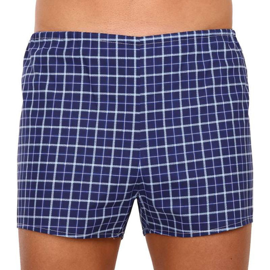 3PACK Boxers clássicos para homem Foltýn azul (3xK55)