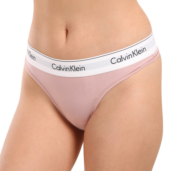 Tanga para mulher Calvin Klein rosa (F3786E-TQO)