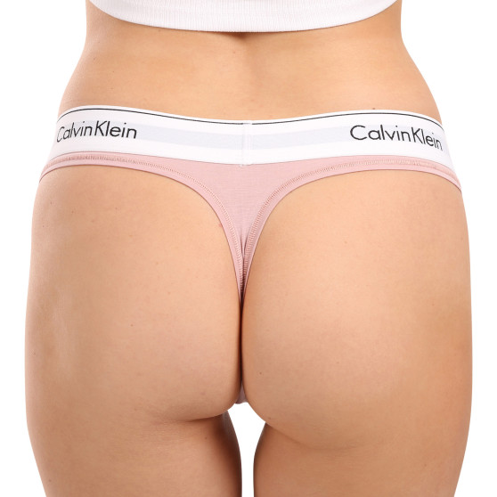 Tanga para mulher Calvin Klein rosa (F3786E-TQO)